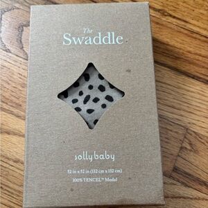 Solly Baby Swaddle Blanket in Animal Spots design